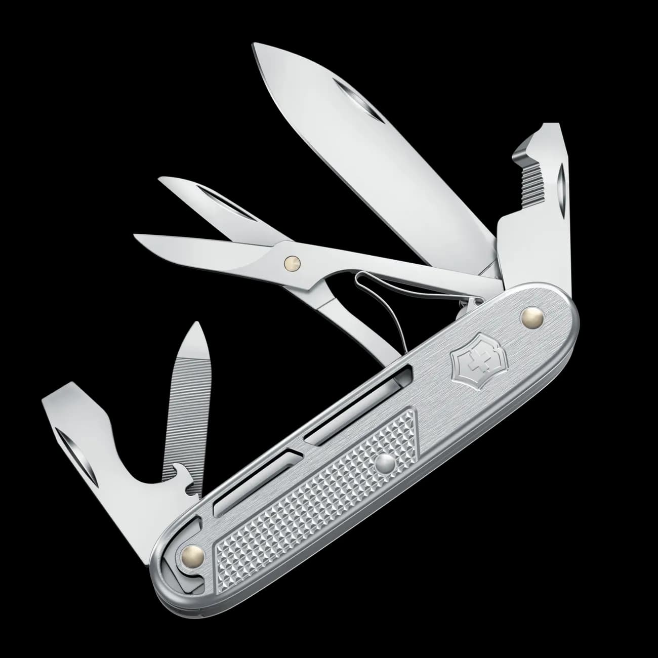 Швейцарски Джобен Нож Victorinox Synergy X Alox Silver