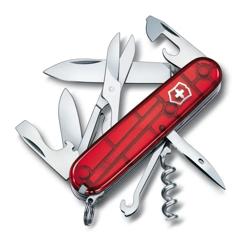 Швейцарски Джобен Нож Victorinox Climber Red Trans