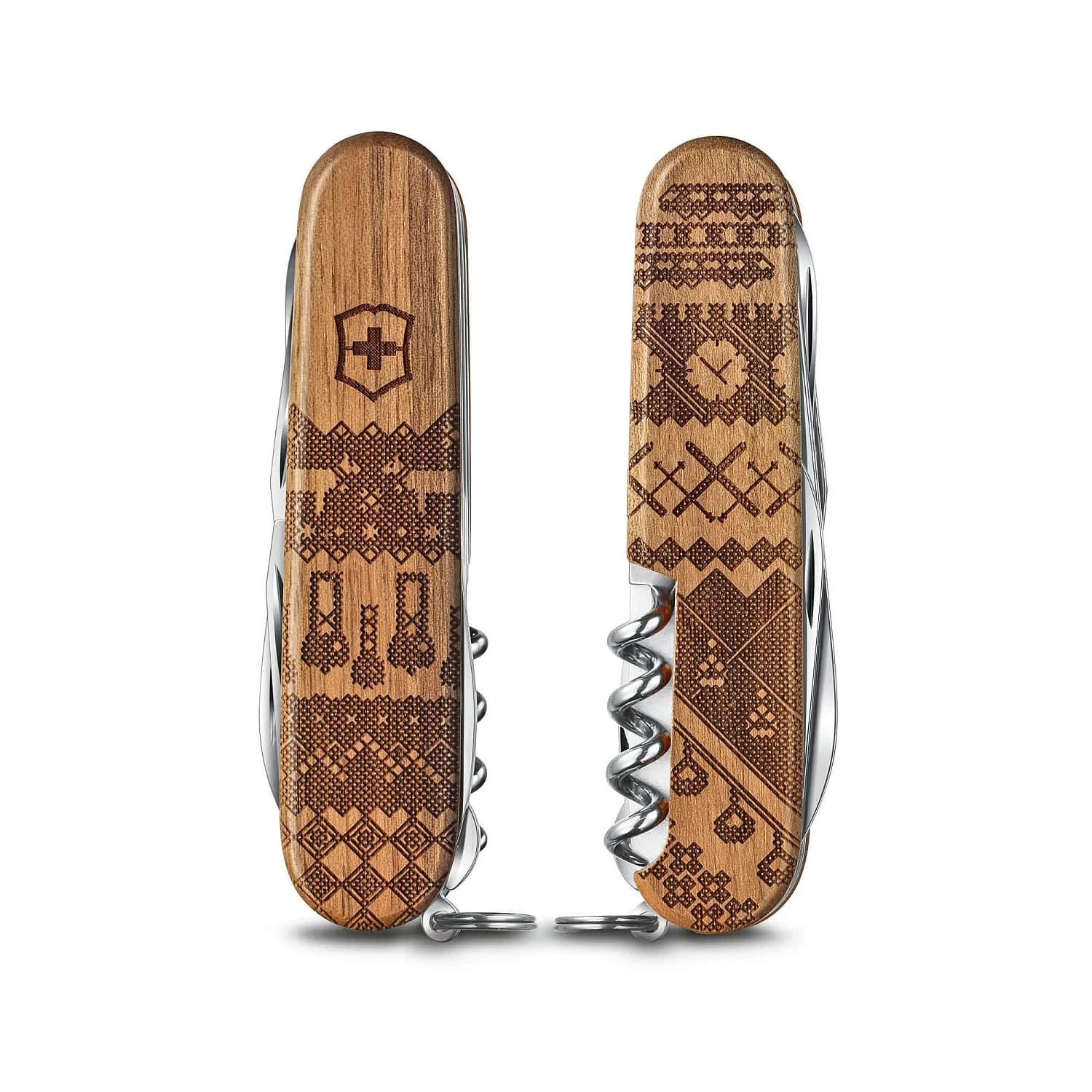 Швейцарски джобен нож Victorinox Companion Wood, 91 mm, Swiss Spirit Limited Edition 2023 — снимка 2
