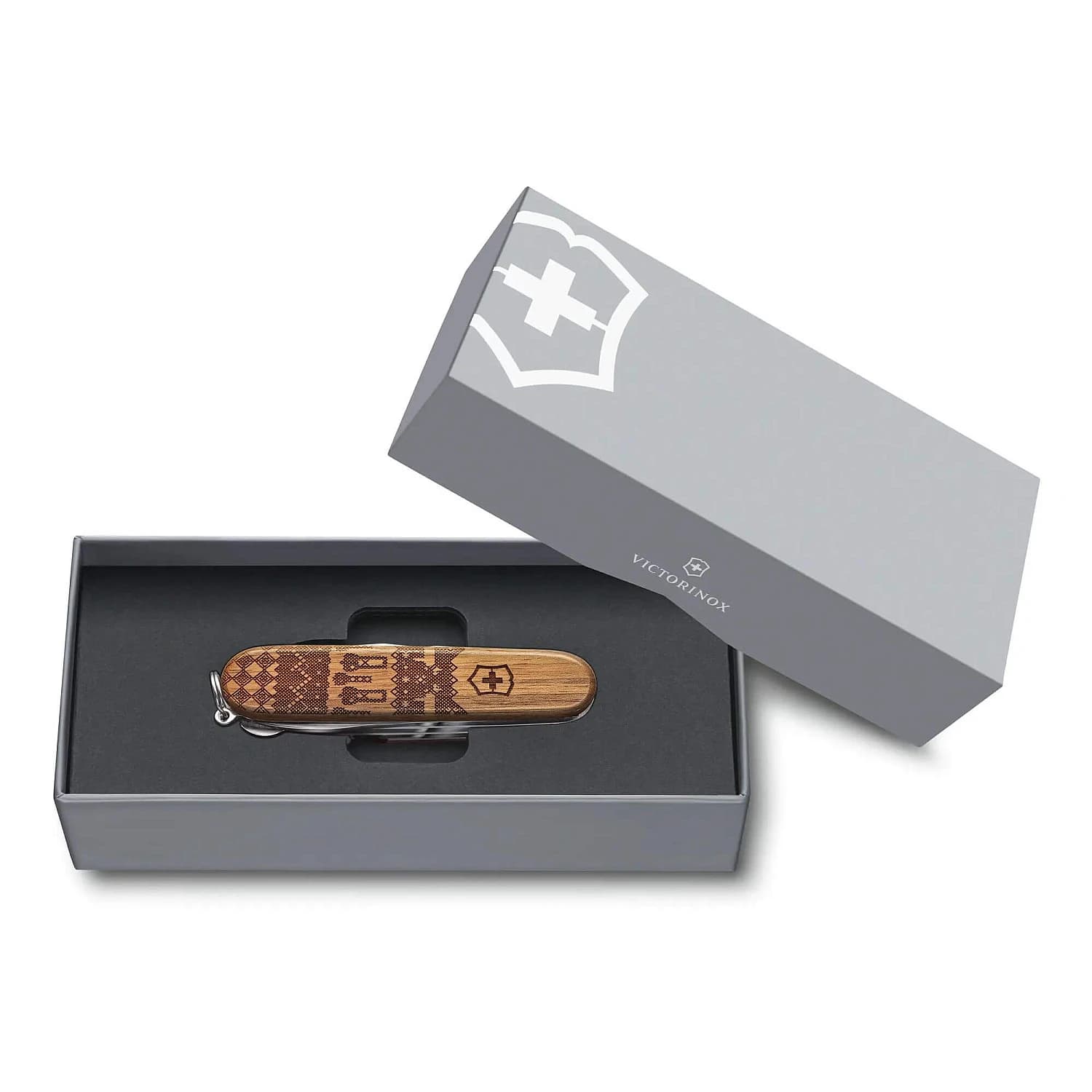 Швейцарски джобен нож Victorinox Companion Wood, 91 mm, Swiss Spirit Limited Edition 2023 — снимка 3