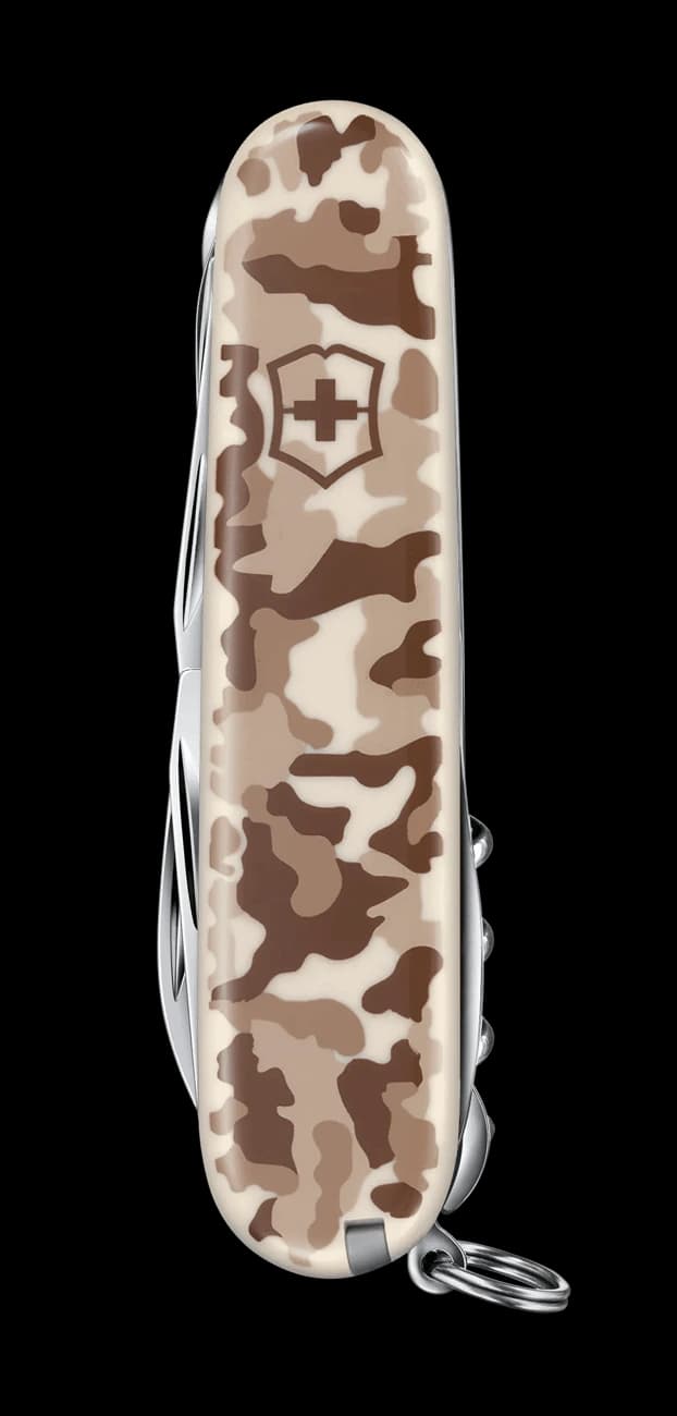 Швейцарски Джобен Нож Victorinox Huntsman beige/brown dst camflage — view 2