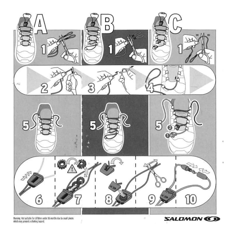 Връзки за обувки WILSON/SALOMON Quick lace KIT — снимка 2