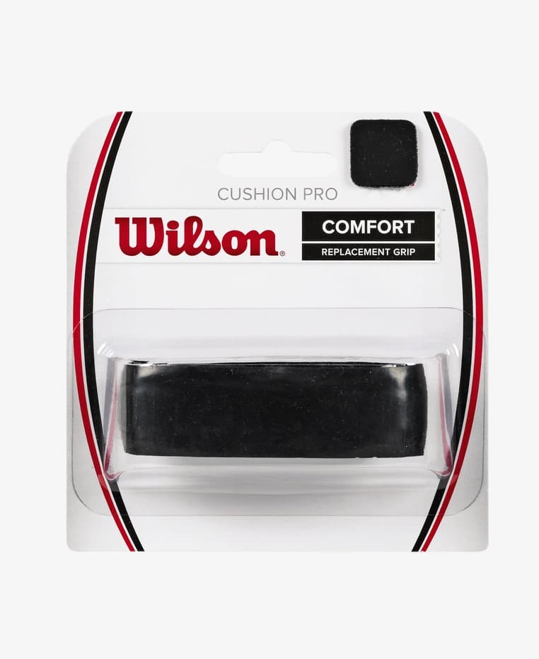 Основен грип за тенис ракета WILSON CUSHION PRO REPL GRIP BK