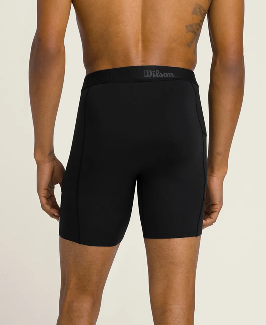 Мъжки Спортен Къс Клин Wilson COMPRESSION SHORT BLACK — view 3