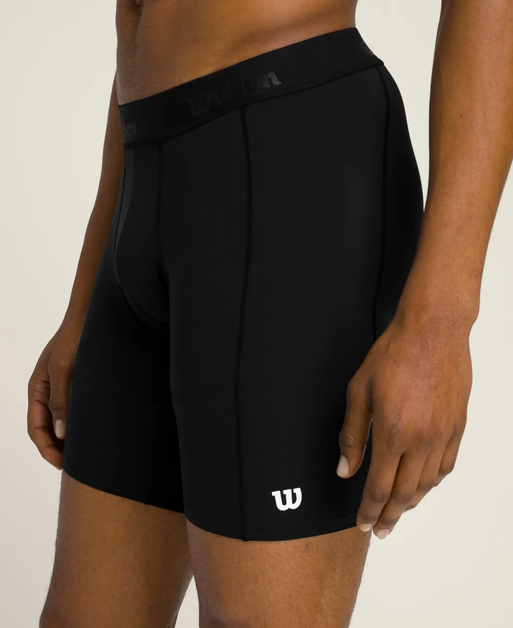 Мъжки Спортен Къс Клин Wilson COMPRESSION SHORT BLACK — view 2