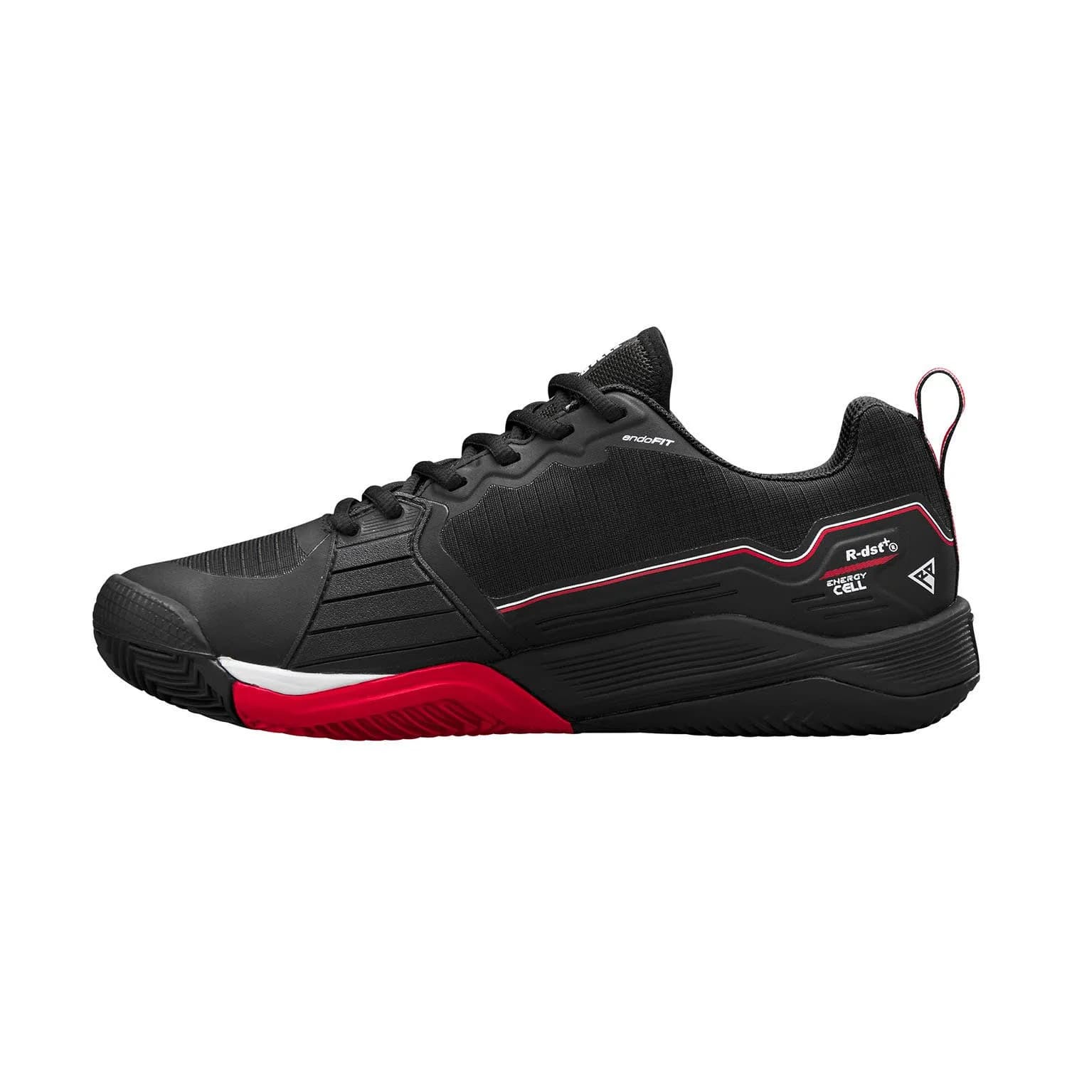 Мъжки тенис обувки Wilson RUSH PRO 4.5 CLAY Bk/Rd/W — view 3
