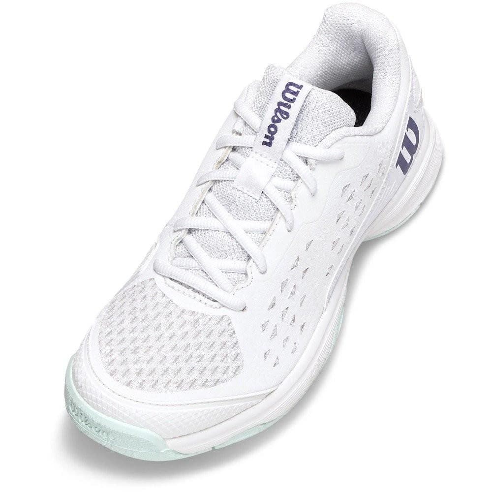 Детски Тенис Обувки Wilson RUSH PRO JR L Wh/Rose Vio — снимка 3
