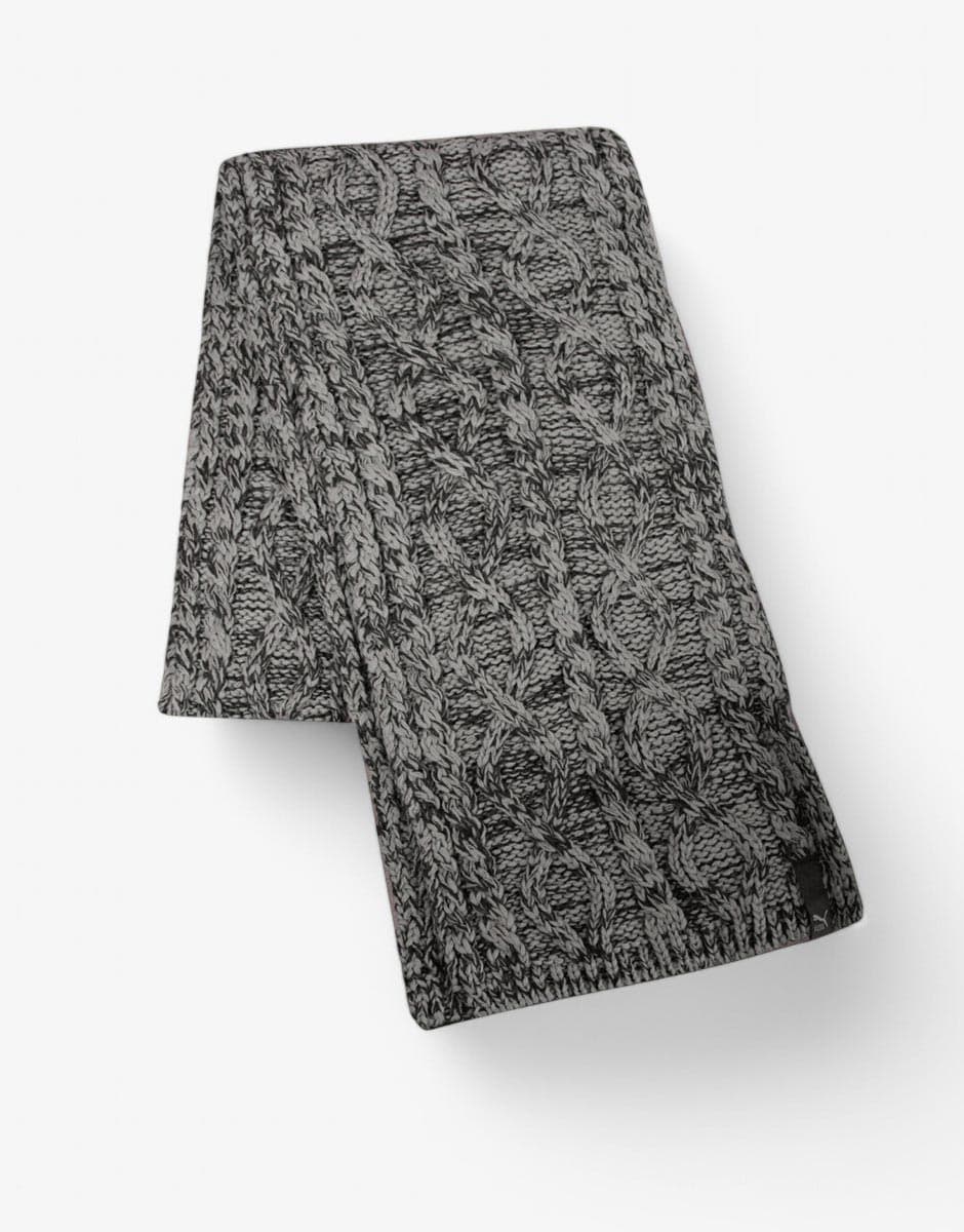 PUMA Unisex Knit Scarf Grey