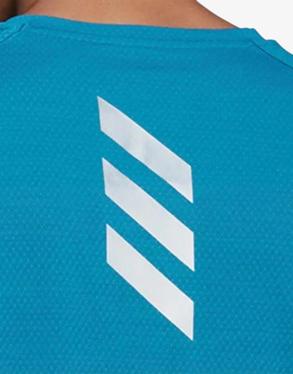 ADIDAS Adi Runner Tee Blue — снимка 4