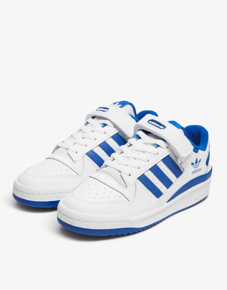 ADIDAS Forum Low Jr White/Blue — снимка 3