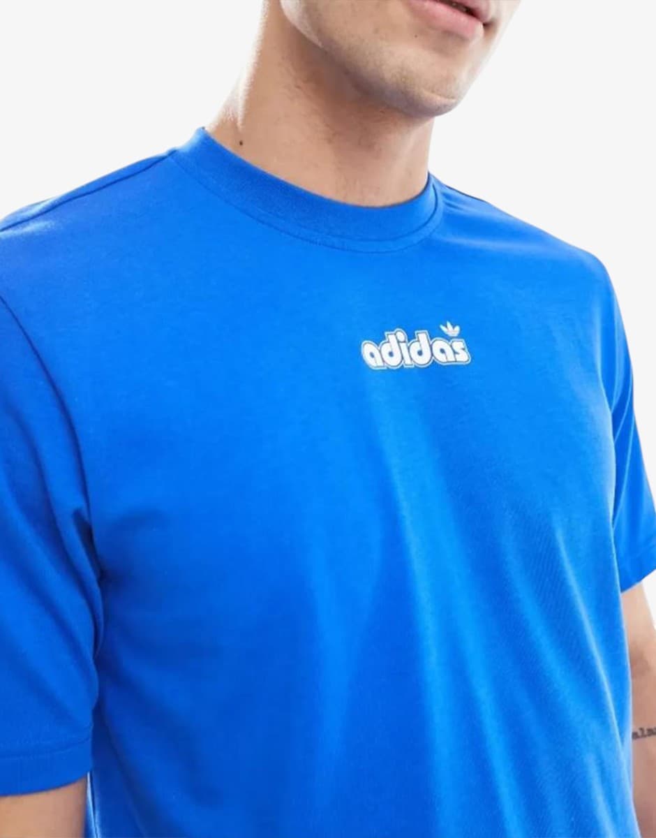 ADIDAS Originals Graphic Tee Blue — снимка 3