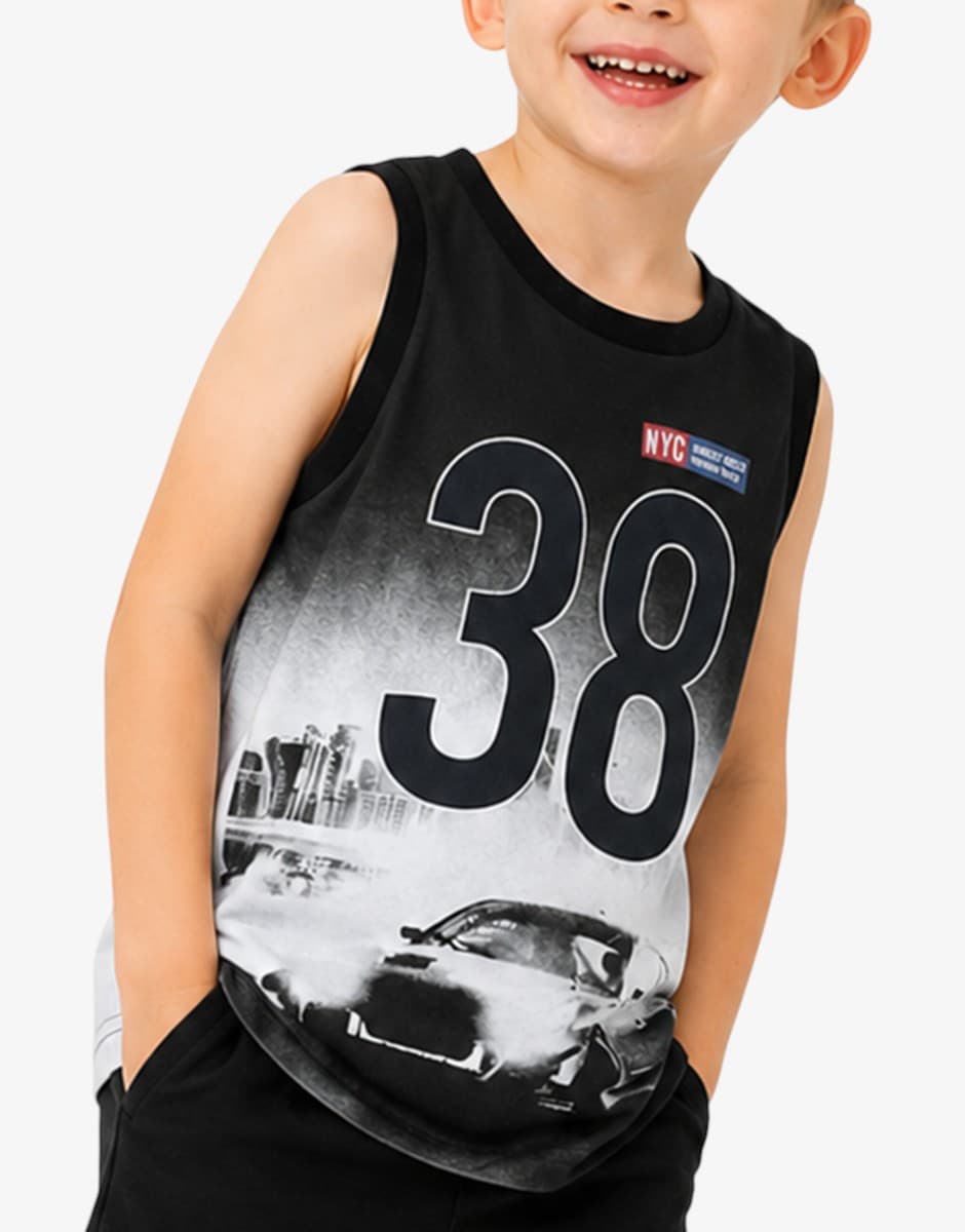 CHICCO Boys Tank Black/Grey — view 4