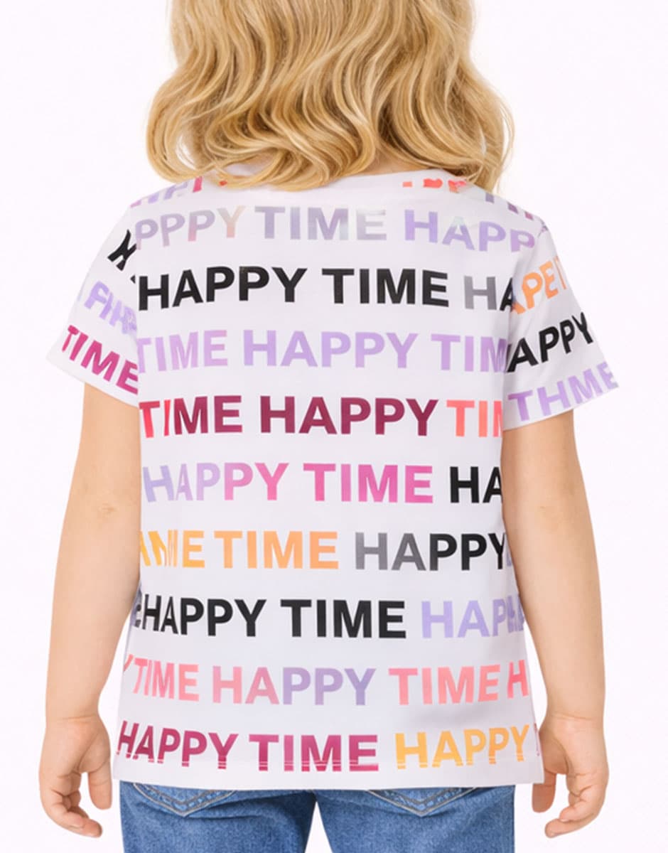 CHICCO Girls Tee White/Pink — view 2