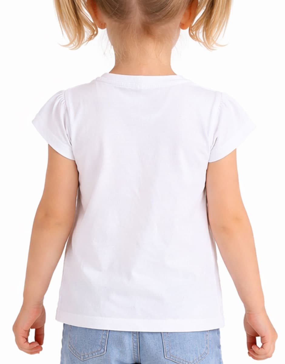 CHICCO Girls Tee White/Blue — снимка 2