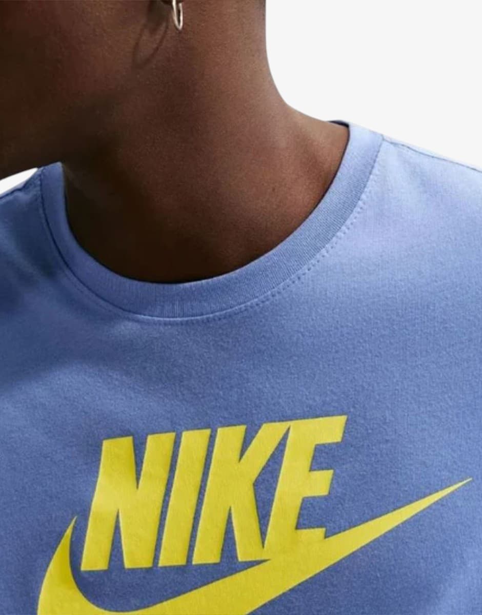 NIKE Icon Futura Tee Blue — снимка 4