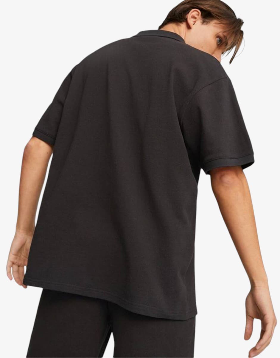 PUMA Classics Pique Shirt Black — снимка 2