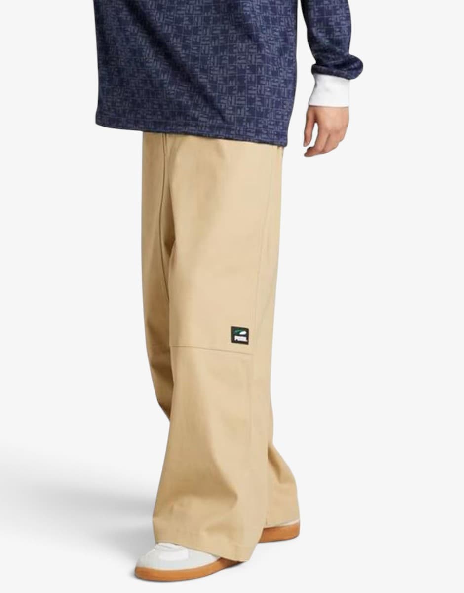 PUMA Skateboard Casual Pants Beige — снимка 3