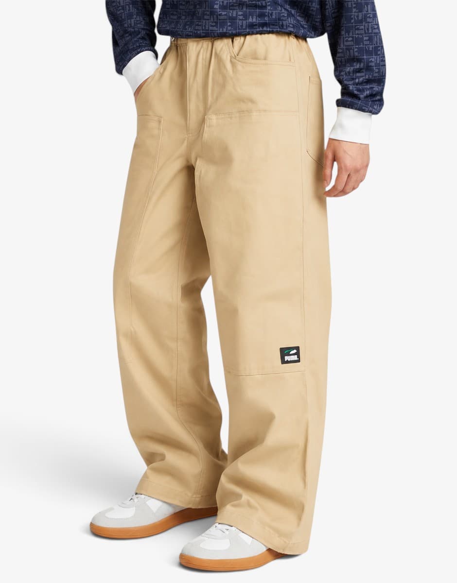PUMA Skateboard Casual Pants Beige — снимка 4