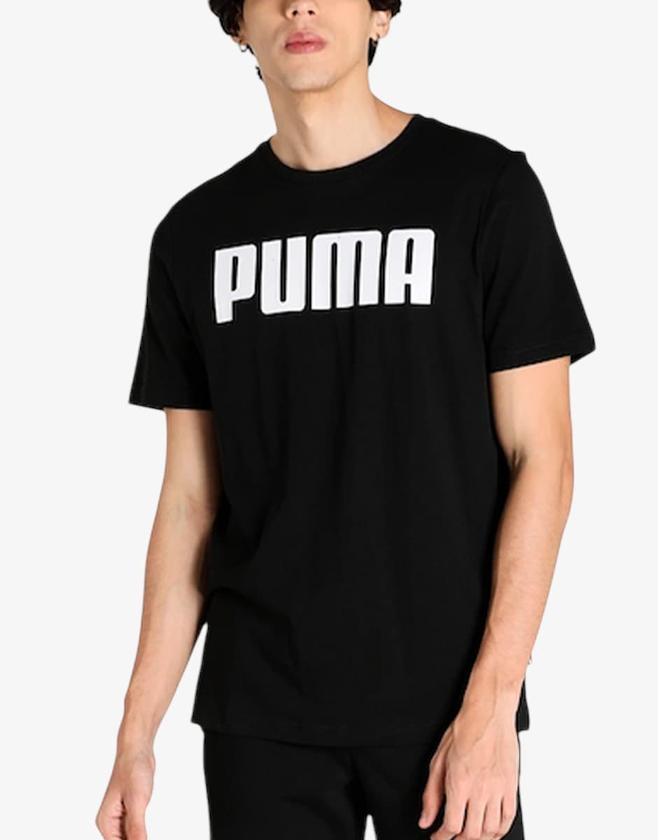 PUMA Ess Tee Black — view 3