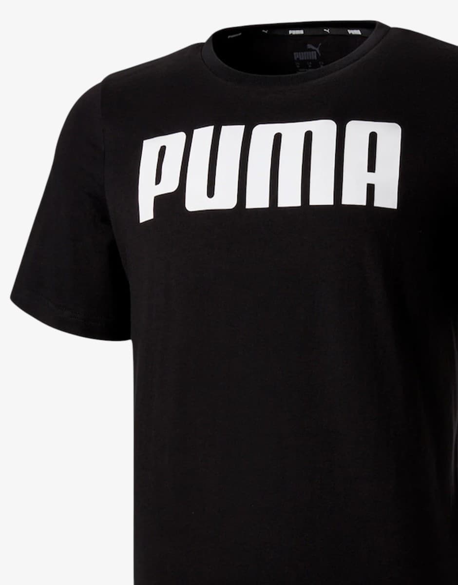 PUMA Ess Tee Black — view 4