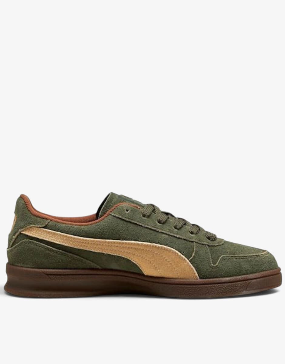 PUMA Indoor R-Suede Green/Brown — view 2