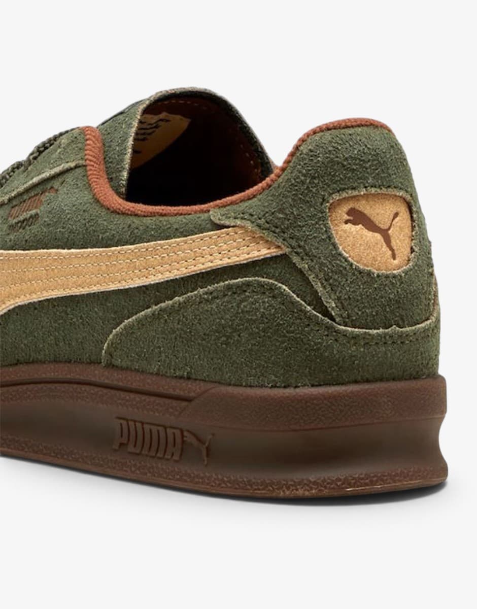 PUMA Indoor R-Suede Green/Brown — view 6