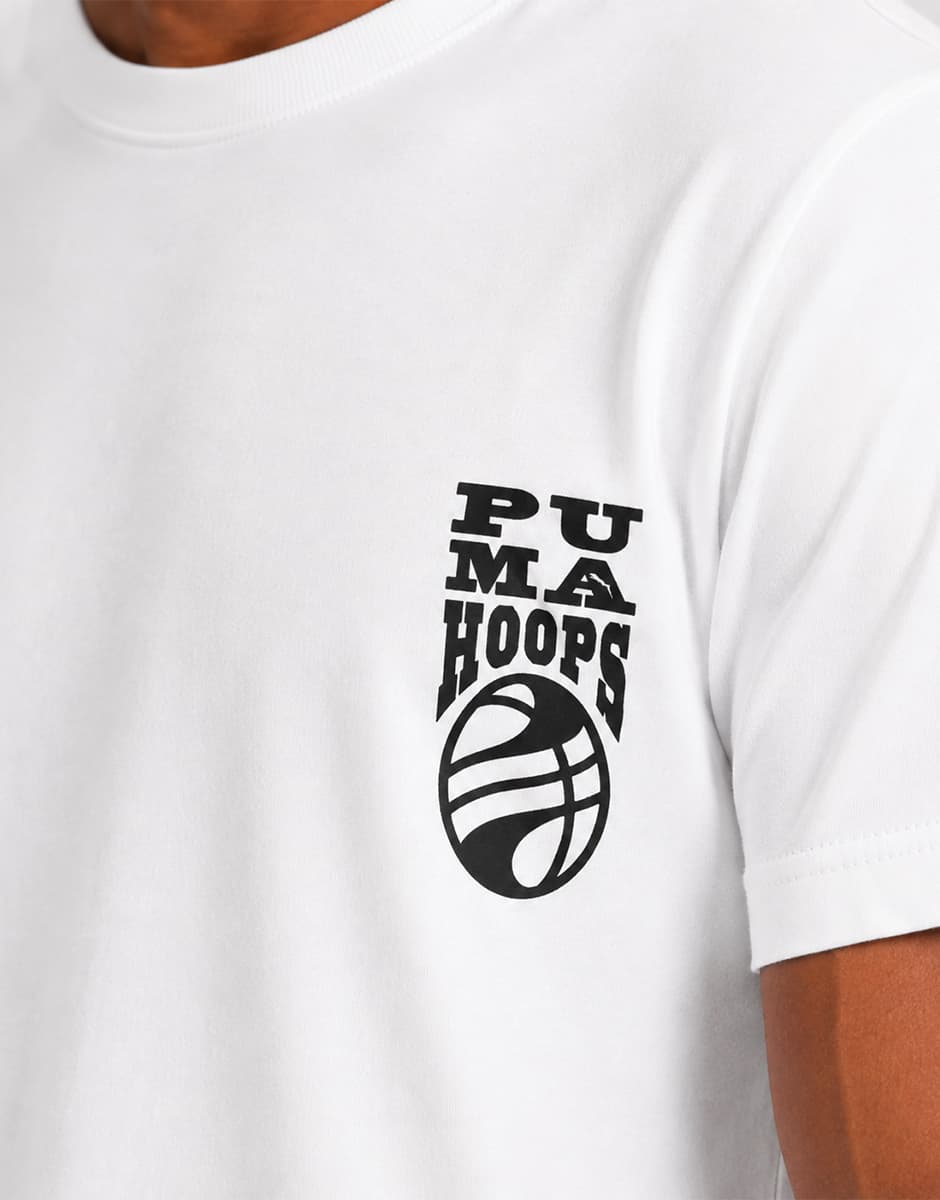 PUMA The Hooper Tee 2 White — снимка 4