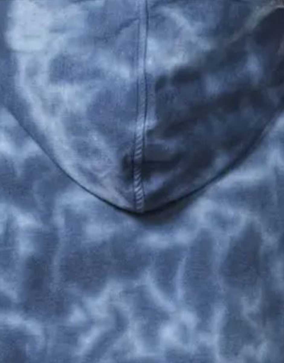 REEBOK Tie-Dye Hooded Tee Blue — view 3
