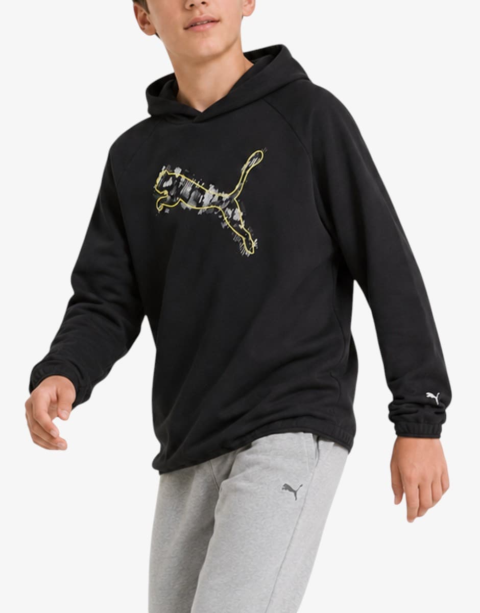 PUMA Active Sports Hoodie Black — view 3