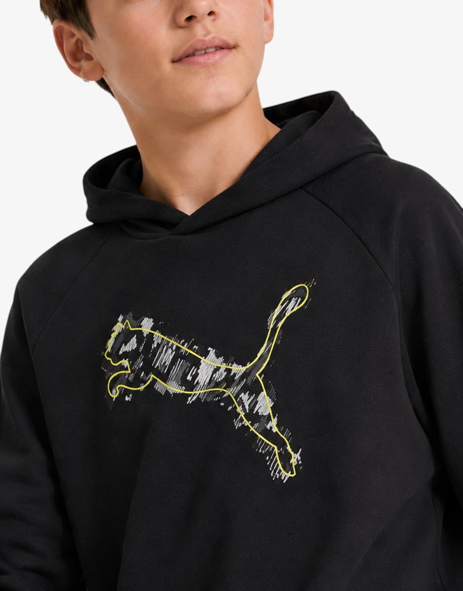 PUMA Active Sports Hoodie Black — view 4