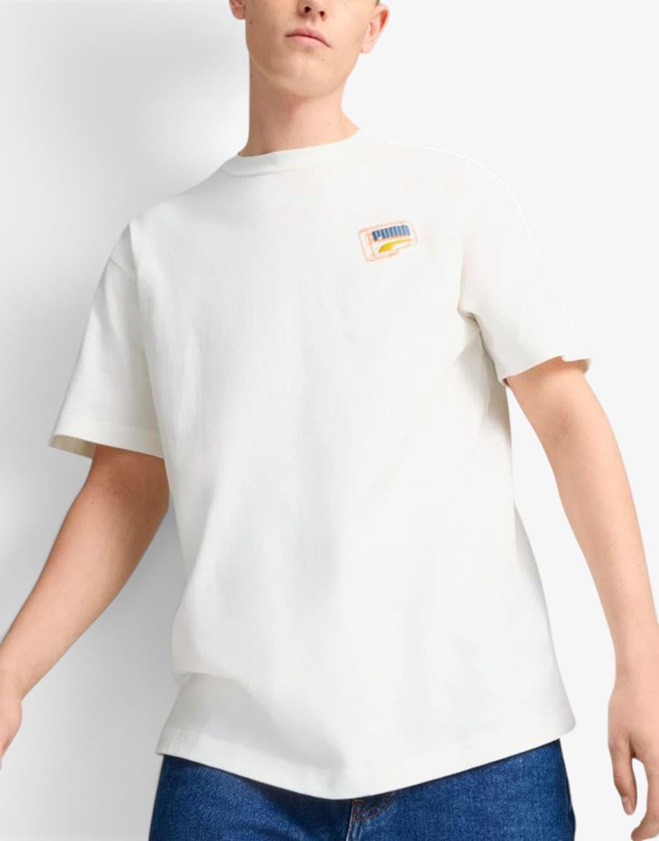 PUMA Downtown Graphic Tee White
