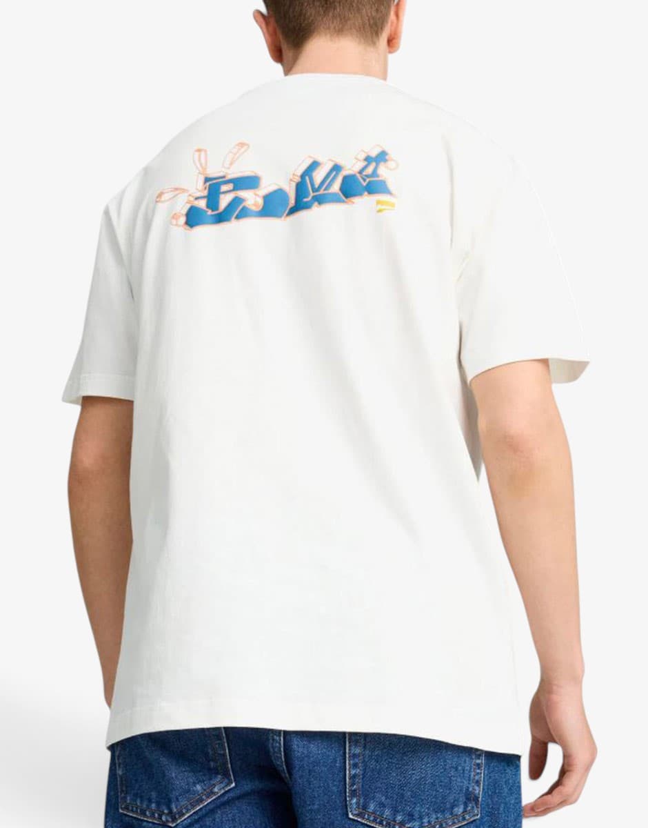 PUMA Downtown Graphic Tee White — снимка 2
