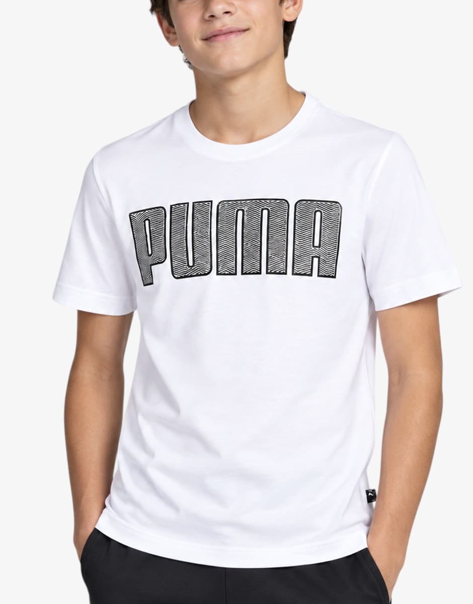 PUMA KA Tee B White