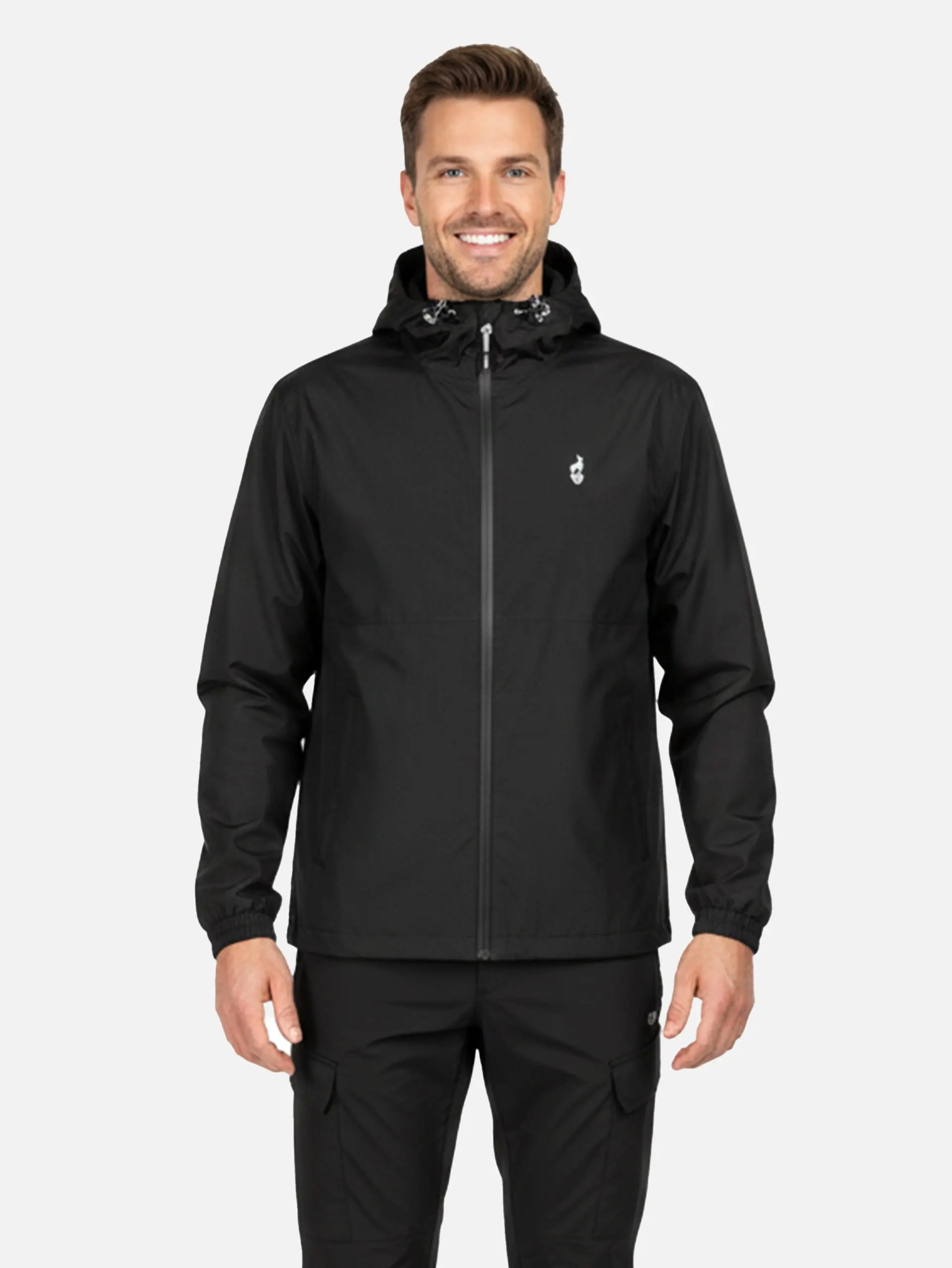 Мъжко Водоустойчиво Яке AULP DOLAN BLACK