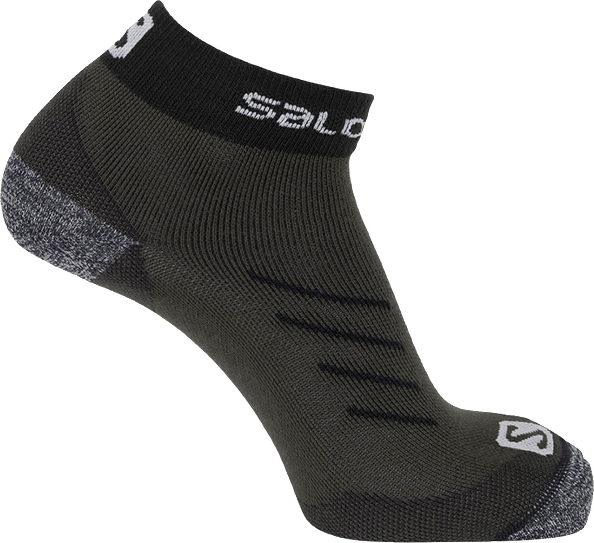 Чорапи Salomon PULSE ANKLE DX+SX EBONY-BLACK-WHITE