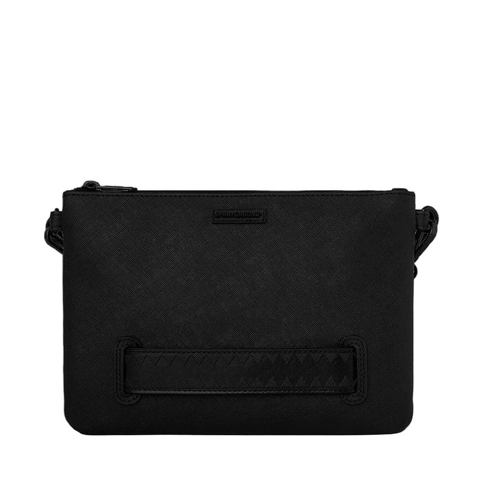 Чанта SPRAYGROUND BLACKED OUT EMBOSSED GOLD TOOTH CROSSOVER CLUTCH — view 2