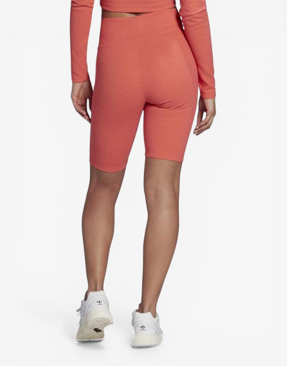 ADIDAS 2 Colored Rib Short Tights Pink — снимка 2