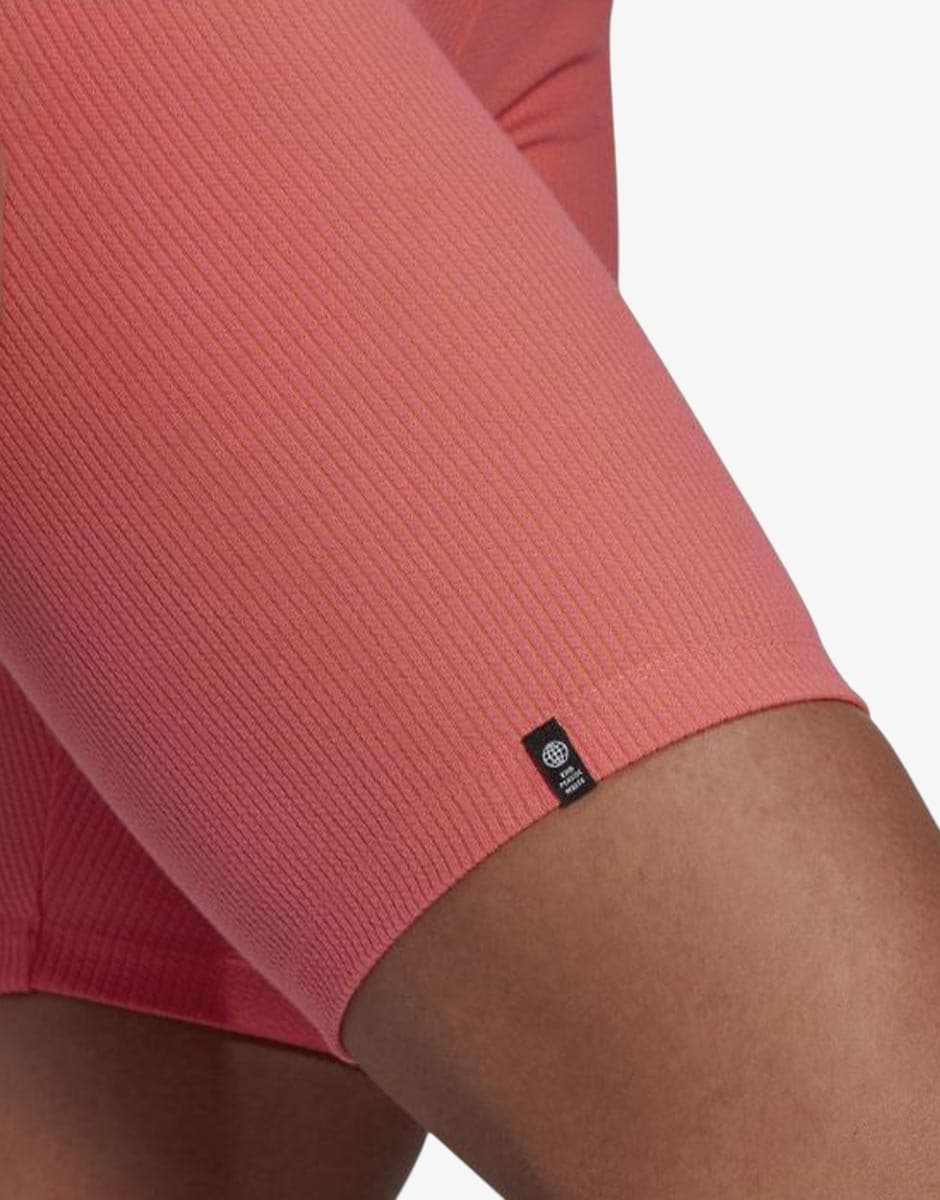 ADIDAS 2 Colored Rib Short Tights Pink — снимка 4