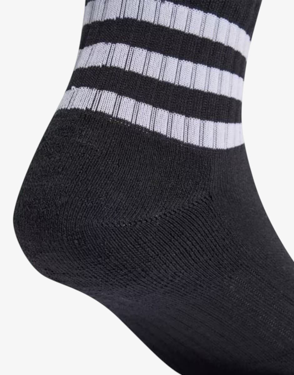 ADIDAS 3 Packs Cushioned Sportswear 3-Stripes Black — снимка 4