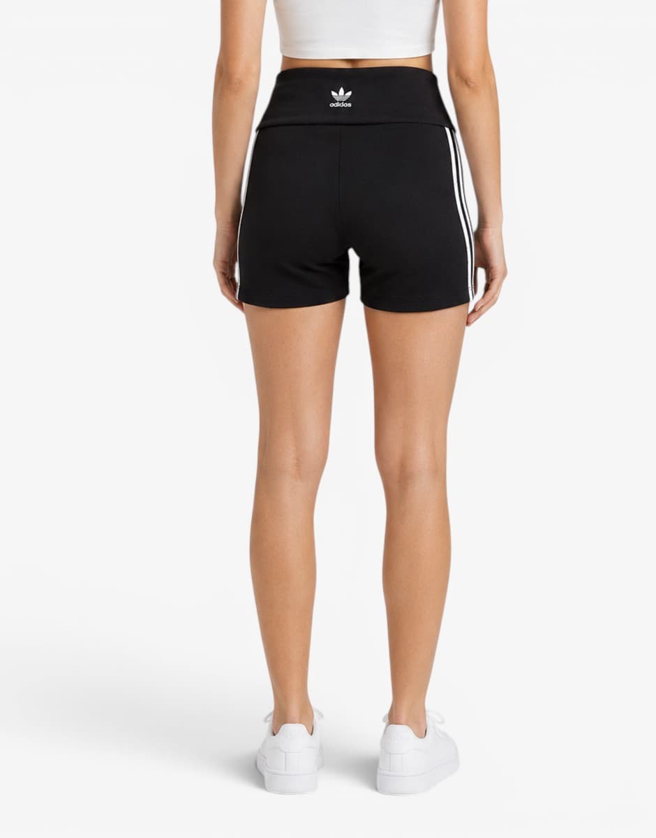 ADIDAS Adicolor 3-Stripes 1/4 Leggings Black — снимка 2