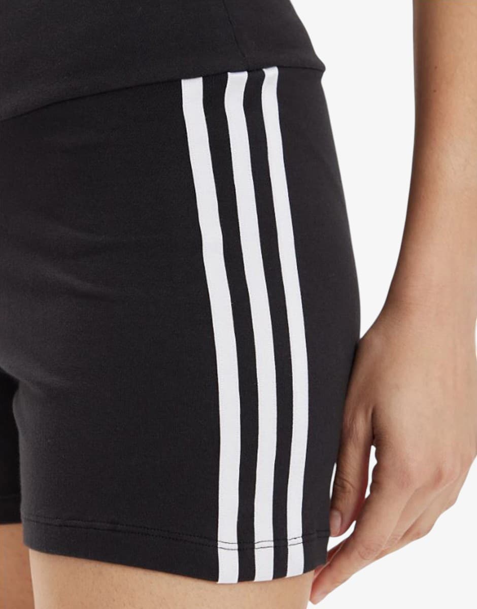 ADIDAS Adicolor 3-Stripes 1/4 Leggings Black — снимка 4
