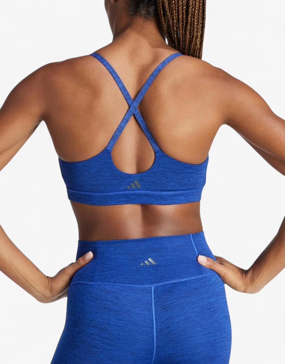 ADIDAS All Me Light Support Bra Blue — view 2
