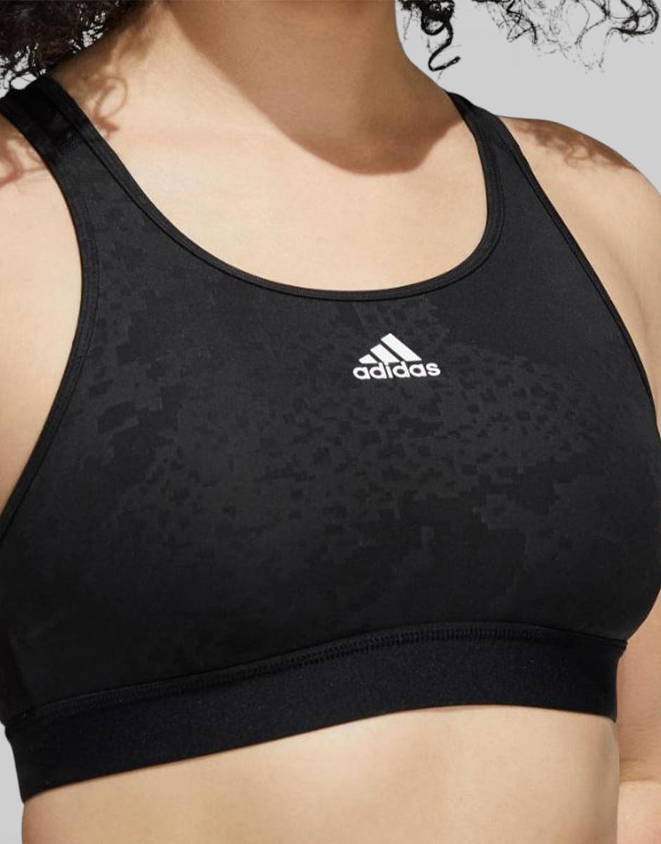 ADIDAS Believe This Medium-Support Lace Camo Workout Bra — снимка 4