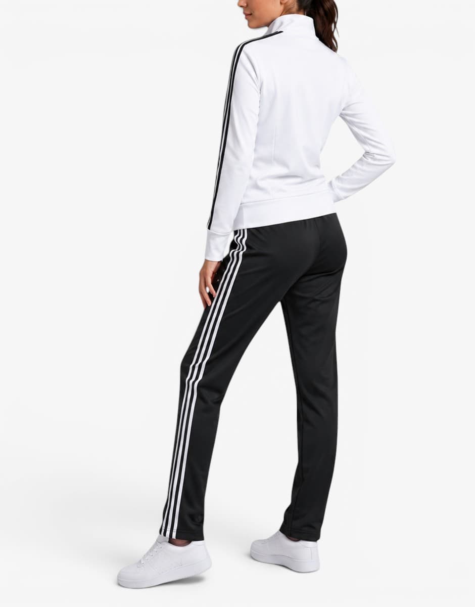 ADIDAS Ess 3S Knit Tracksuit White — view 3