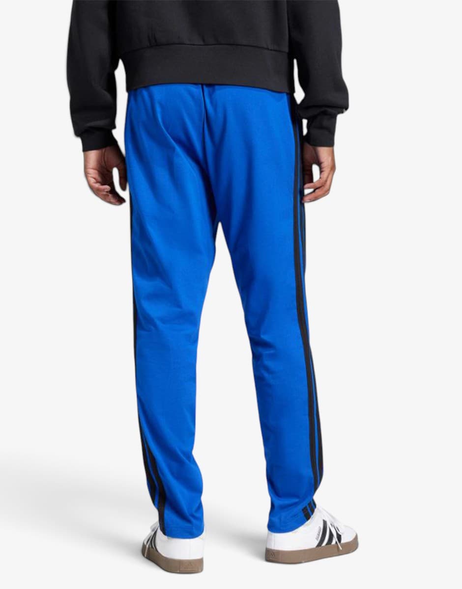 ADIDAS Essentials 3-Stripes Single Jersey Pant Blue — снимка 2