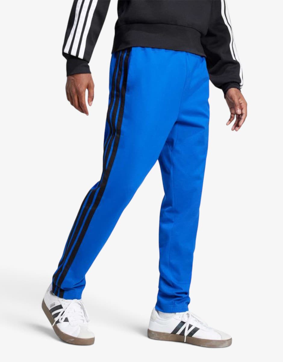 ADIDAS Essentials 3-Stripes Single Jersey Pant Blue — снимка 3