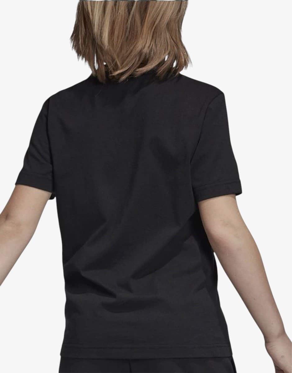 ADIDAS Essentials Big Logo Cotton Tee Black — снимка 2