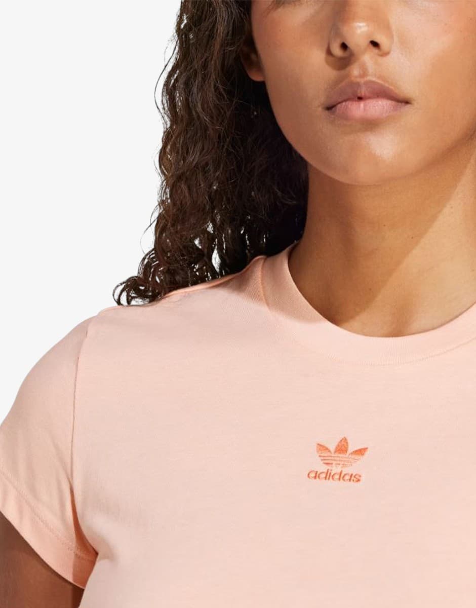 ADIDAS Essentials Slim Tee Glow Pink — view 4