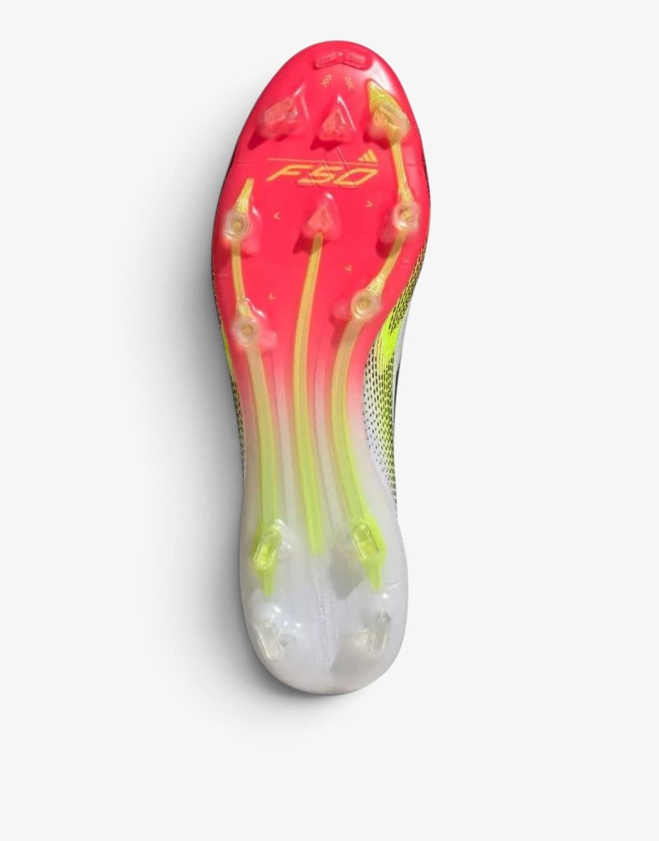 ADIDAS F50 League 2G/3G AG White/Red — снимка 4