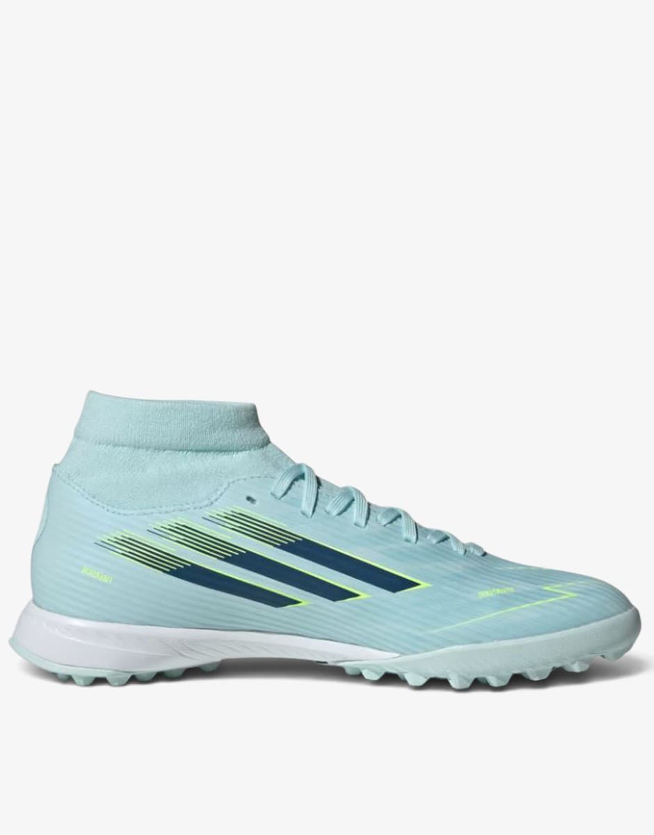ADIDAS F50 Sparkfusion League Mid Cut Turf Soccer Blue — view 2